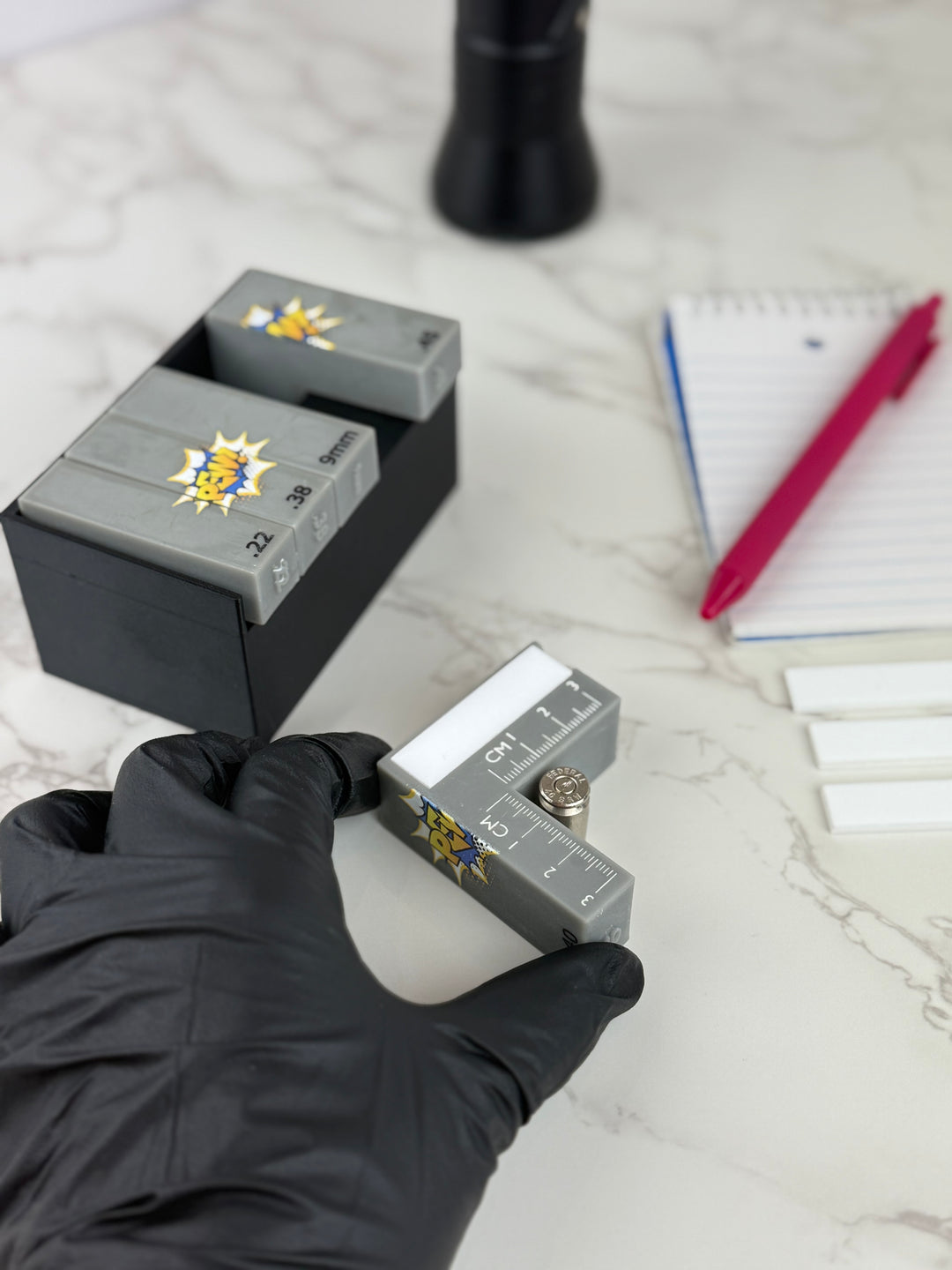 Fired Cartridge Case Evidence Scales - Set of 5