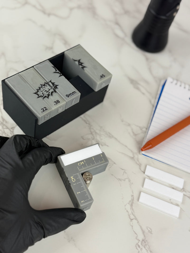 Fired Cartridge Case Evidence Scales - Set of 5