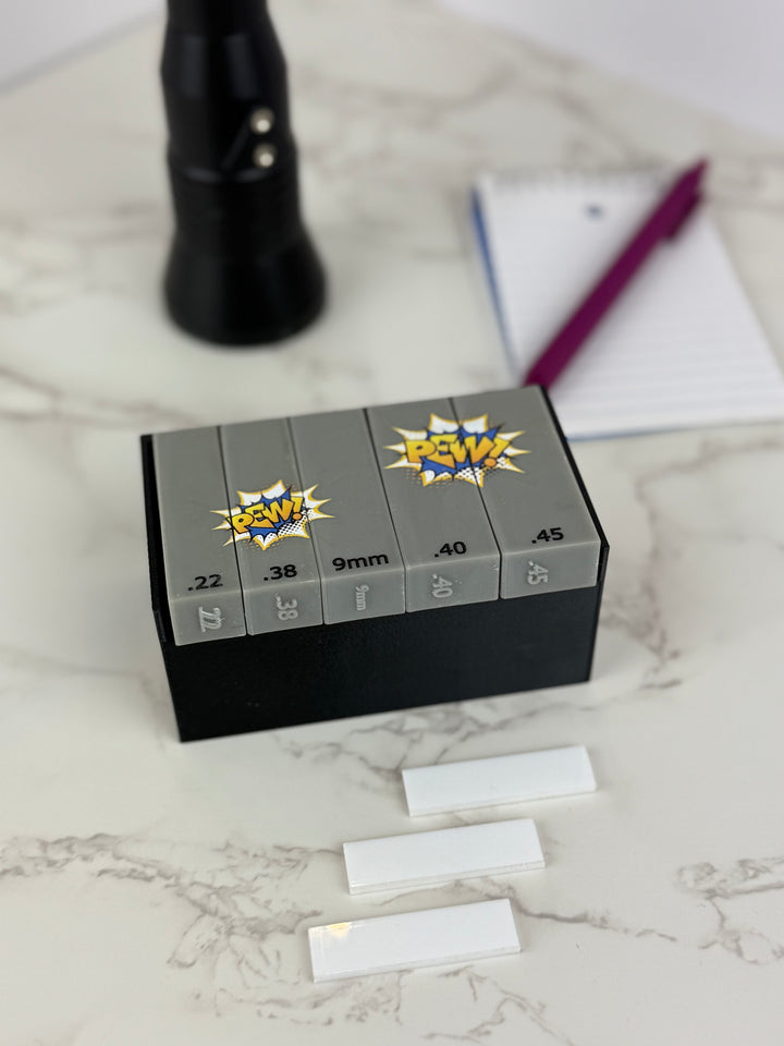 Fired Cartridge Case Evidence Scales - Set of 5