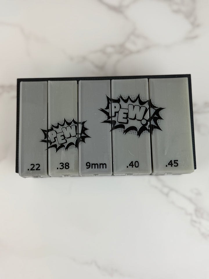 Fired Cartridge Case Evidence Scales - Set of 5