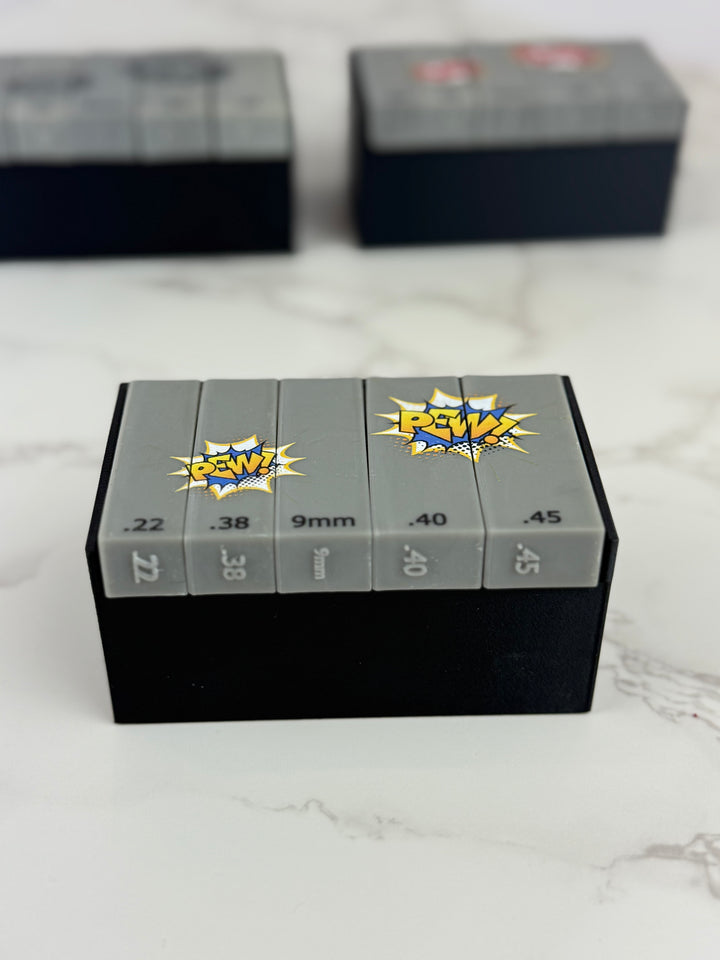 Fired Cartridge Case Evidence Scales - Set of 5