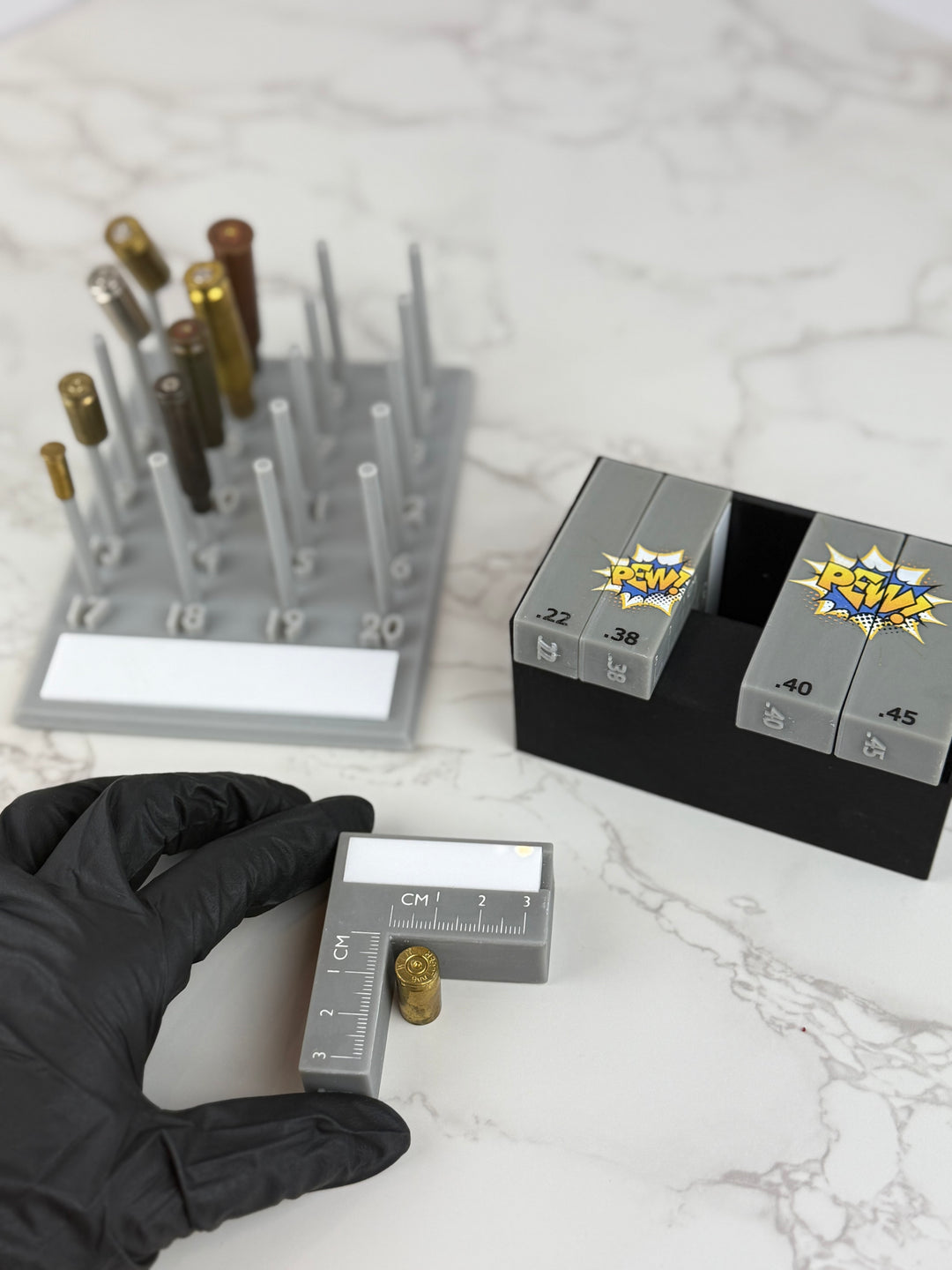 Cartridge Case Processing Rack