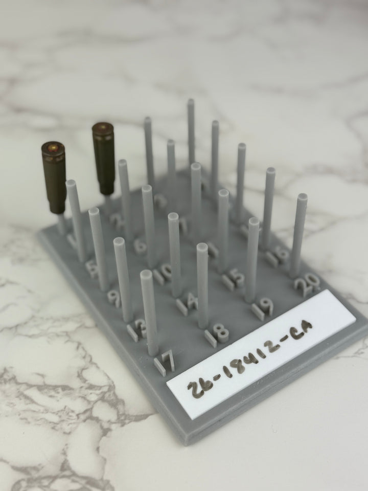 Cartridge Case Processing Rack