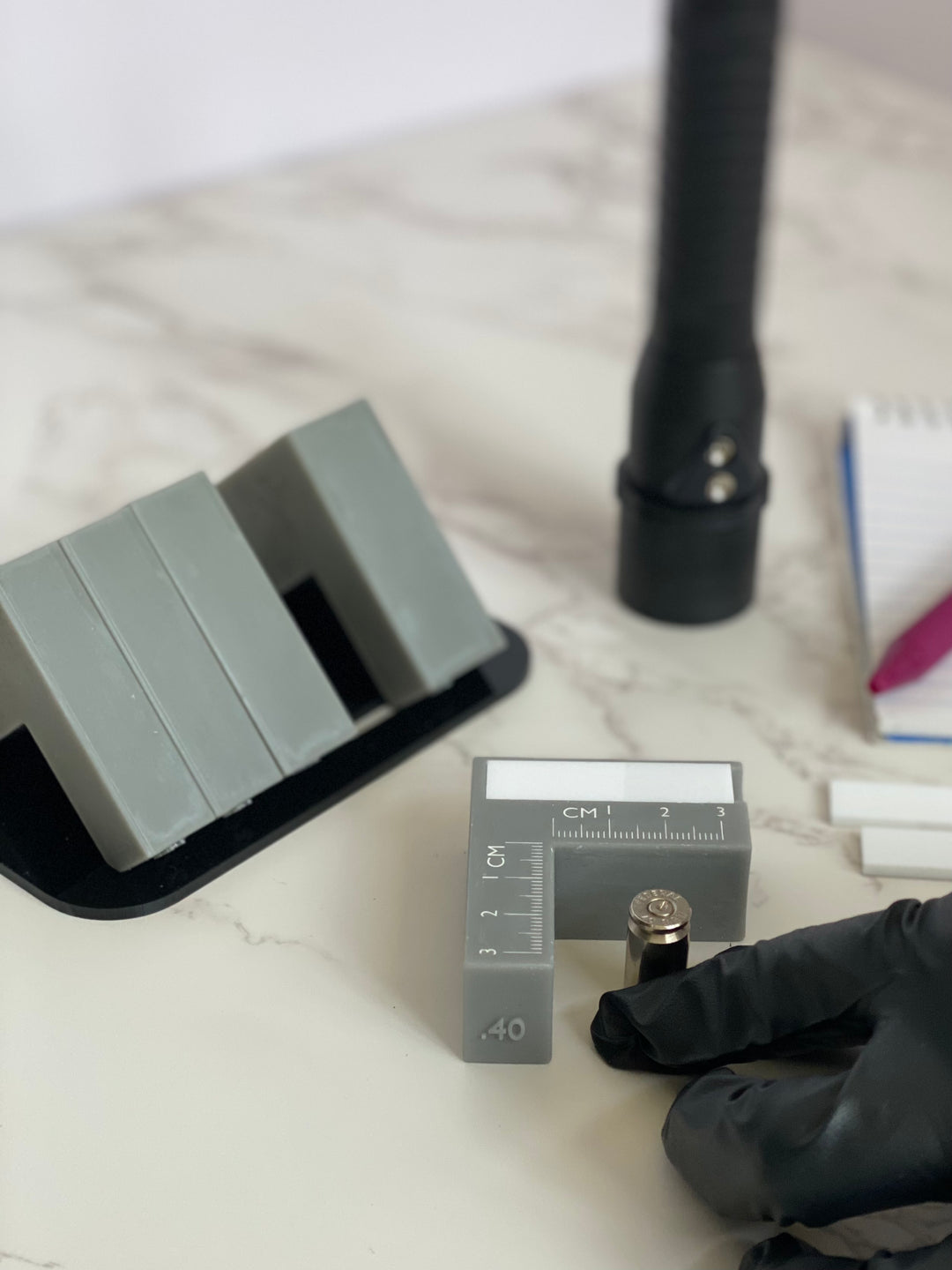 Fired Cartridge Case Evidence Scales - Set of 5