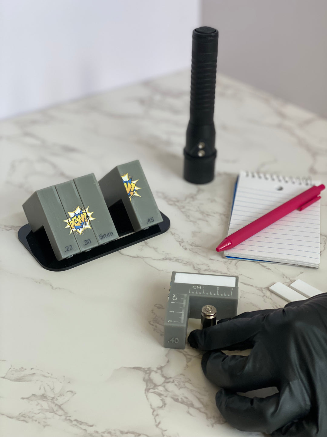 Fired Cartridge Case Evidence Scales - Set of 5