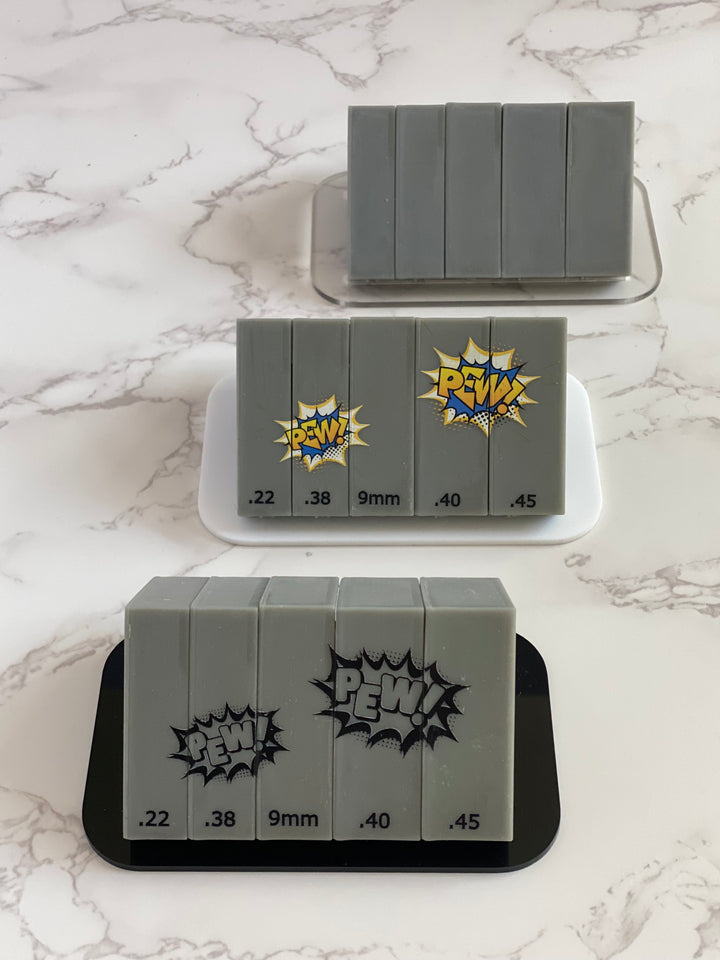 Fired Cartridge Case Evidence Scales - Set of 5