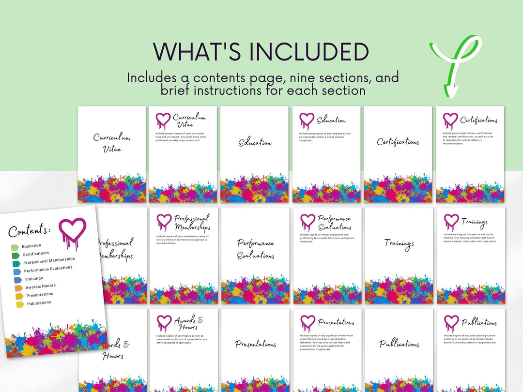 Paint Spatter Boss Book Inserts