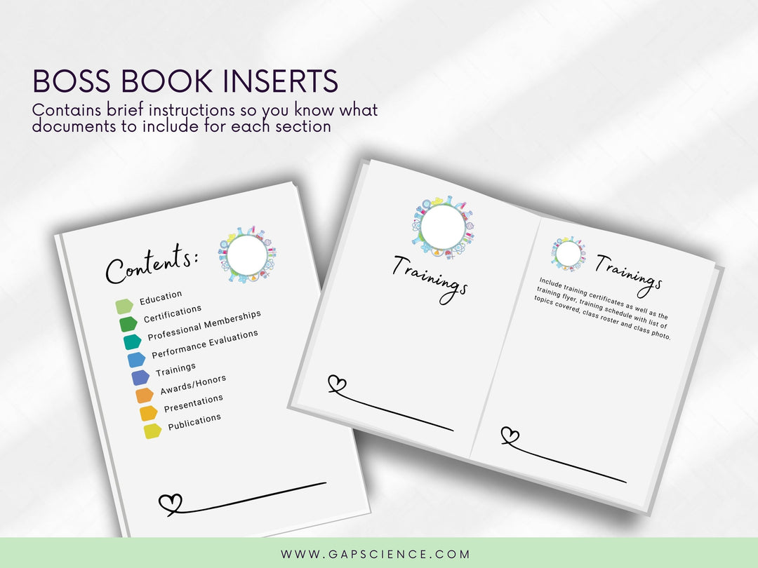 Round of Chemistry Boss Book Inserts