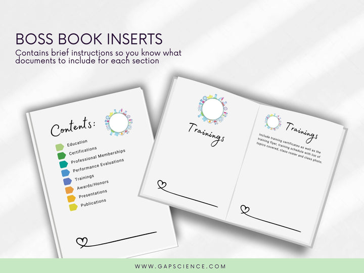 Round of Chemistry Boss Book Inserts