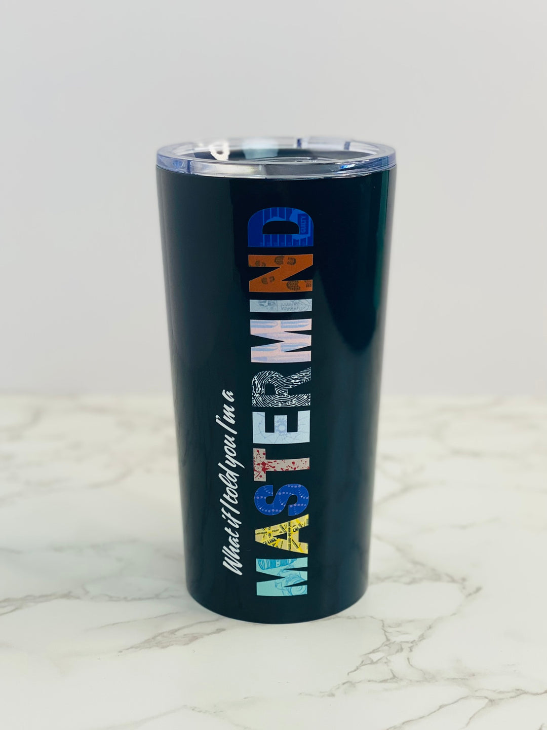 "Mastermind" Tumbler 20oz (Black)