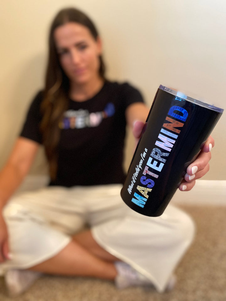 "Mastermind" Tumbler 20oz (Black)